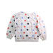 A White Crewneck Sweatshirts from Seed in size 4T for girl. (Back View)