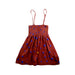 A Red Sleeveless Dresses from Oeuf in size 18-24M for girl. (Front View)