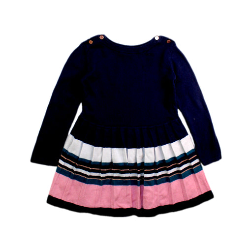 A Navy Sweater Dresses from Jacadi in size 3T for girl. (Front View)