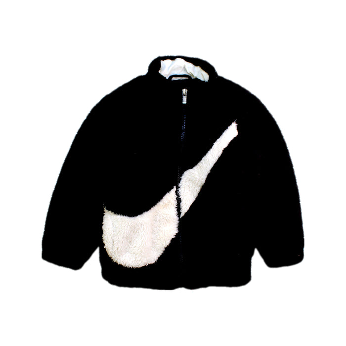 A Black Puffer/Quilted Jackets from Nike in size 2T for neutral. (Front View)