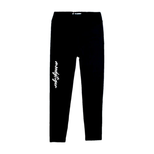 A Black Leggings from Moody Tiger in size 4T for girl. (Front View)