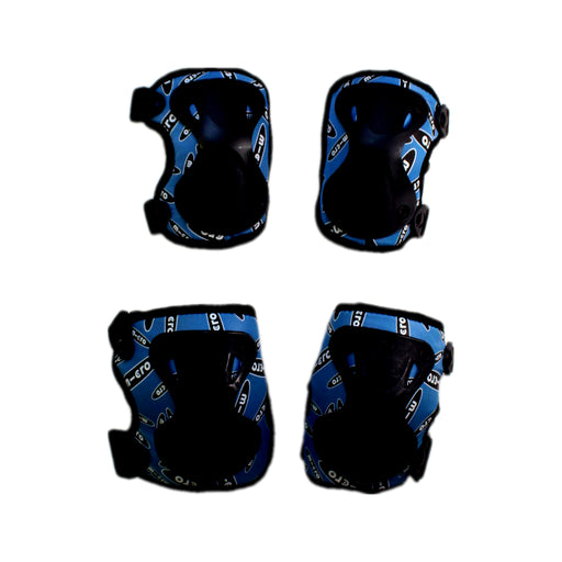 A Blue Scooters Rollerblades & Skateboards from Micro in size 6T for neutral. (Front View)
