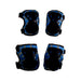 A Blue Scooters Rollerblades & Skateboards from Micro in size 6T for neutral. (Front View)