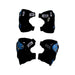A Blue Scooters Rollerblades & Skateboards from Micro in size 6T for neutral. (Back View)