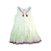 A White Sleeveless Dresses from Hatley in size 7Y for girl. (Front View)