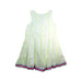 A White Sleeveless Dresses from Hatley in size 7Y for girl. (Back View)