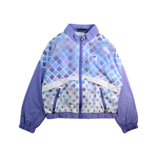 A Purple Lightweight Jackets from Fila in size 7Y for girl. (Front View)