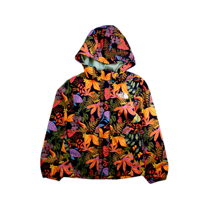 A Multicolour Lightweight Jackets from The North Face in size 6T for girl. (Front View)