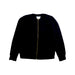 A Navy Zippered Sweatshirts from Jacadi in size 8Y for girl. (Front View)