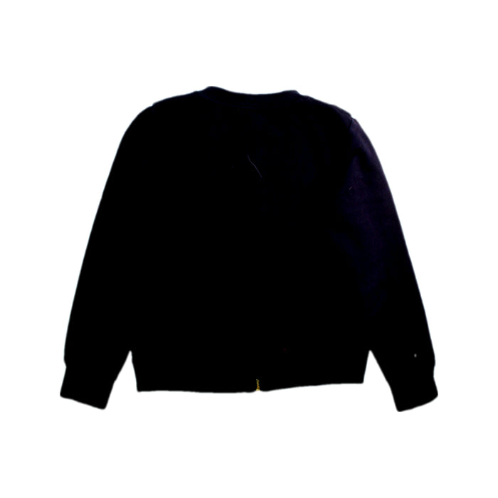 A Navy Zippered Sweatshirts from Jacadi in size 8Y for girl. (Back View)
