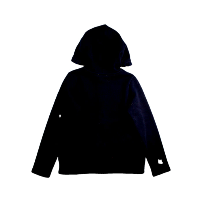 A Black Hooded Sweatshirts from Jacadi in size 8Y for girl. (Back View)