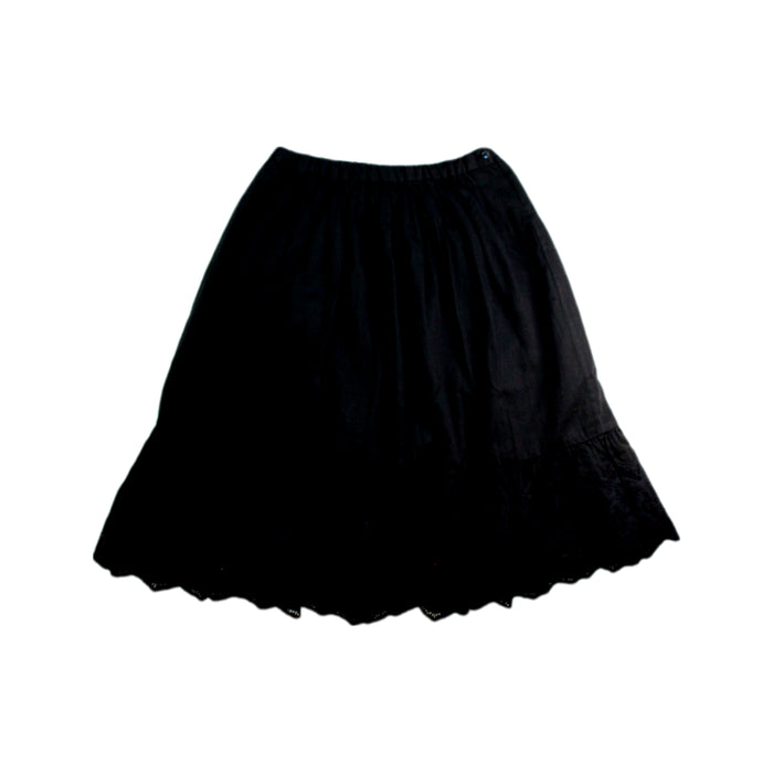 A Black Long Skirts from Bonpoint in size 6T for girl. (Front View)