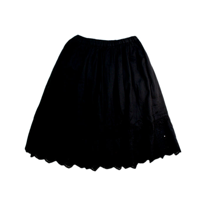 A Black Long Skirts from Bonpoint in size 6T for girl. (Back View)