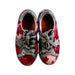 A Red Sneakers from Golden Goose in size 5T for girl. (Back View)