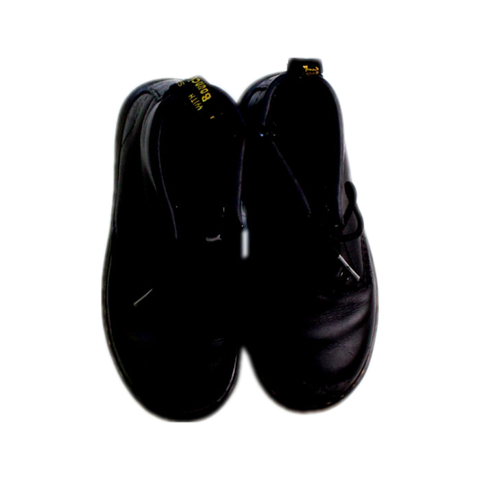 A Black Casual Boots from Dr. Martens in size 5T for neutral. (Back View)