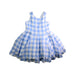 A Blue Sleeveless Dresses from Nicholas & Bears in size 2T for girl. (Front View)
