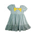 A Blue Short Sleeve Dresses from Balabala in size 5T for girl. (Front View)