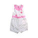 A Pink Sleeveless Rompers from Nicholas & Bears in size 6-12M for girl. (Front View)