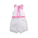 A Pink Sleeveless Rompers from Nicholas & Bears in size 6-12M for girl. (Back View)