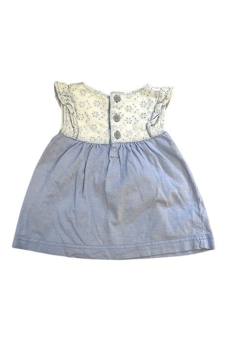 A Blue Sleeveless Tops from Jojo Maman Bébé in size 18-24M for girl. (Back View)