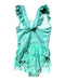 A Teal Swimsuits from The Original Flap Happy in size 3T for girl. (Back View)