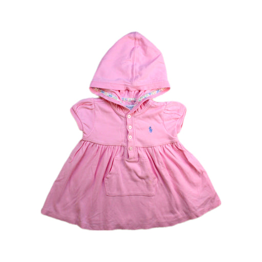 A Pink Short Sleeve Dresses from Ralph Lauren in size 6-12M for girl. (Front View)