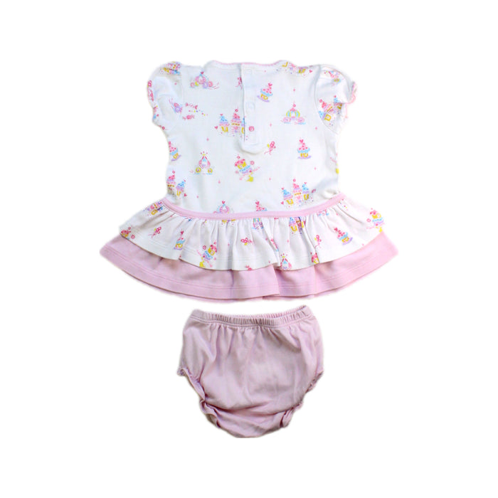 A Pink Skirt Sets from Kissy Kissy in size 3-6M for girl. (Back View)