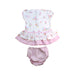 A Pink Skirt Sets from Kissy Kissy in size 3-6M for girl. (Back View)