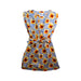 A Blue Sleeveless Dresses from By the Sea in size 2T for girl. (Front View)