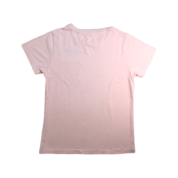 A Pink Short Sleeve T Shirts from Excuse My French in size 8Y for girl. (Back View)