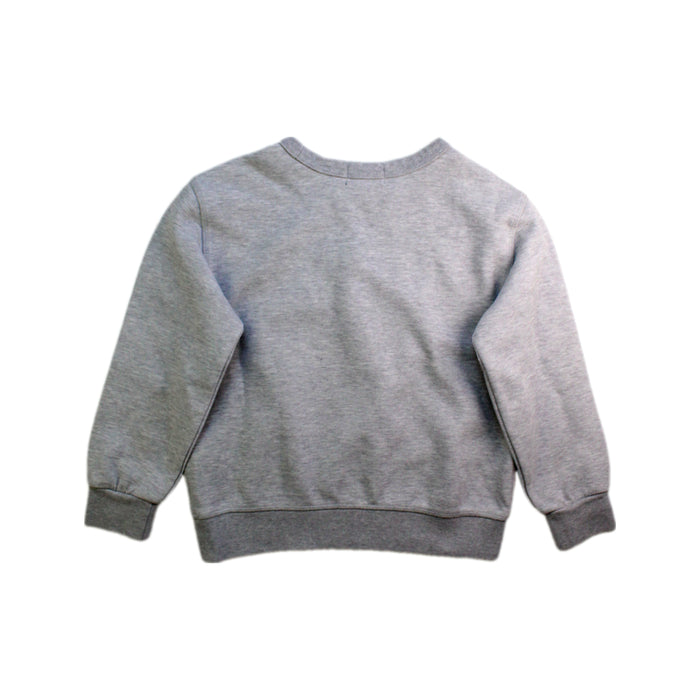 A Grey Crewneck Sweatshirts from Polo Ralph Lauren in size 5T for neutral. (Back View)