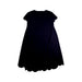 A Black Short Sleeve Dresses from Il Gufo in size 14Y for girl. (Back View)