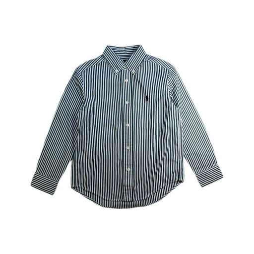 A Blue Long Sleeve Shirts from Ralph Lauren in size 5T for boy. (Front View)