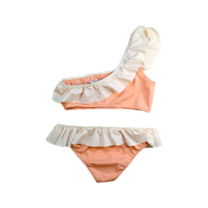 A Peach Bikinis from Folpetto in size 9Y for girl. (Back View)