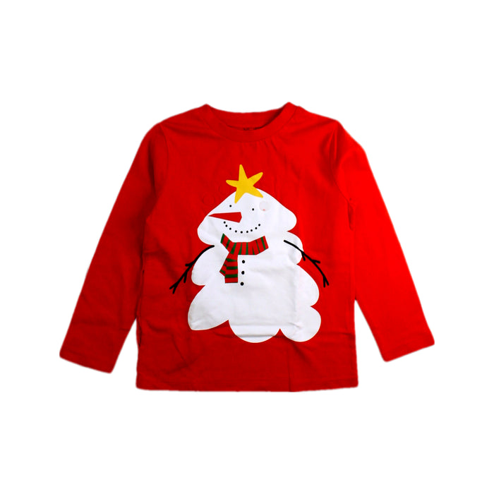 A Red Long Sleeve T Shirts from Stella McCartney in size 4T for neutral. (Front View)