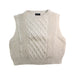 A Beige Sweater Vests from Aosta in size 2T for girl. (Front View)