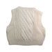 A Beige Sweater Vests from Aosta in size 2T for girl. (Back View)