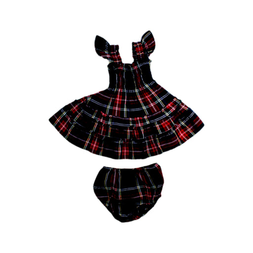 A Red Dress Sets from Hill House in size 6-12M for girl. (Front View)