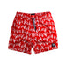A Red Swim Shorts from Tom & Teddy in size 5T for boy. (Front View)