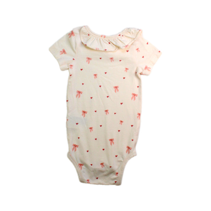 A Ivory Short Sleeve Bodysuits from Cam Cam Copenhagen in size 12-18M for girl. (Back View)