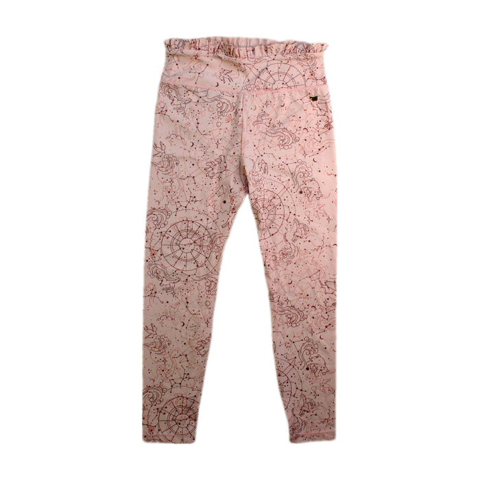 A Pink Leggings from Tutulamb in size 4T for girl. (Front View)