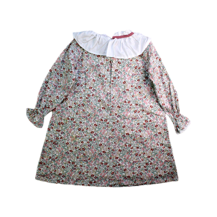 A Multicolour Long Sleeve Dresses from La Coqueta in size 4T for girl. (Back View)