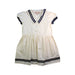A Ivory Short Sleeve Dresses from Konges Sløjd in size 4T for girl. (Front View)