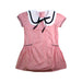 A Red Short Sleeve Dresses from La Coqueta in size 4T for girl. (Front View)