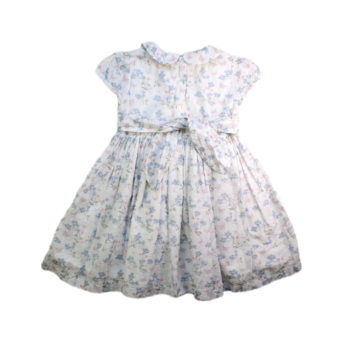A White Short Sleeve Dresses from Confiture in size 4T for girl. (Back View)