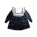 A Navy Long Sleeve Dresses from Pepa London in size 4T for girl. (Back View)
