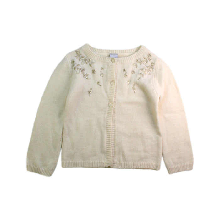 A Ivory Cardigans from Pepa London in size 5T for girl. (Front View)