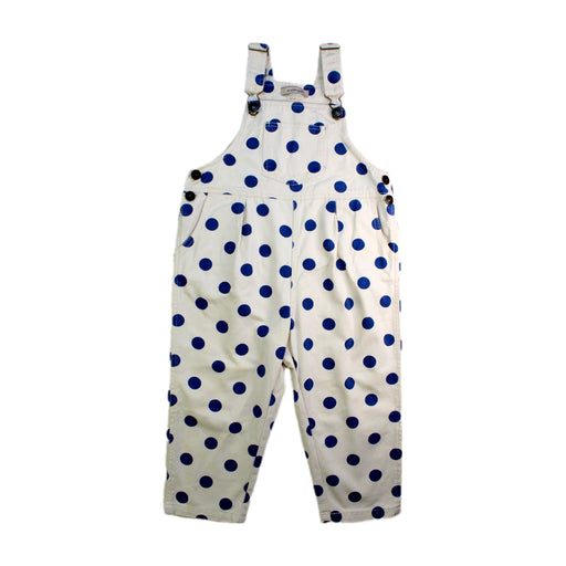 A White Long Overalls from Konges Sløjd in size 4T for girl. (Front View)