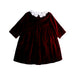 A Burgundy Long Sleeve Dresses from La Coqueta in size 4T for girl. (Back View)