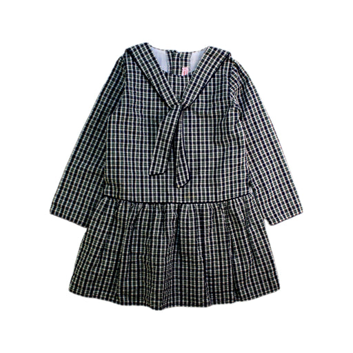 A Multicolour Long Sleeve Dresses from La Coqueta in size 4T for girl. (Front View)